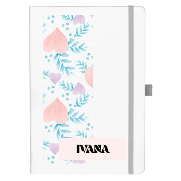 Dezen srce sa imenom - A5 beli notes